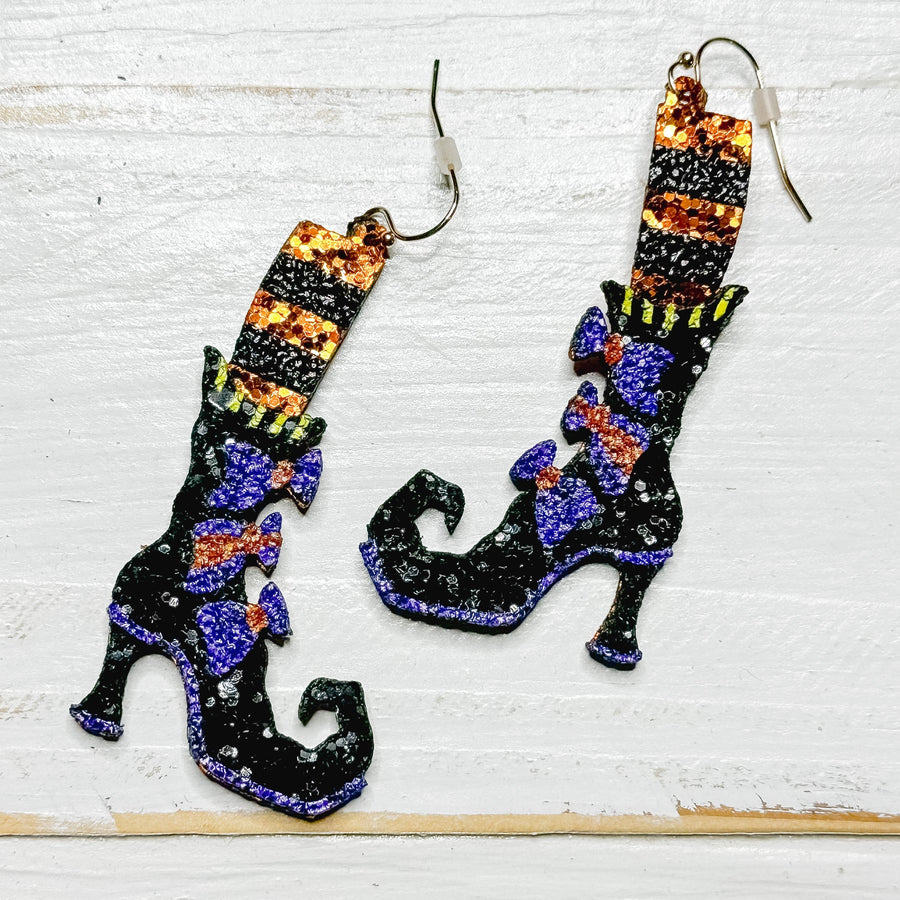 Witch Boot Earrings