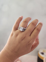 Shaina 3PC Sterling Silver Ring Set