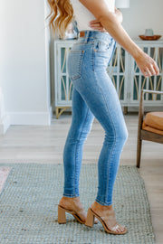 Judy Blue Mid Rise Vintage Skinny Jeans