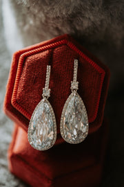 Love Bites Pear-Shaped Drop Hook Earrings