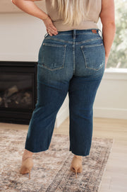 Judy Blue Distressed Crop Jeans