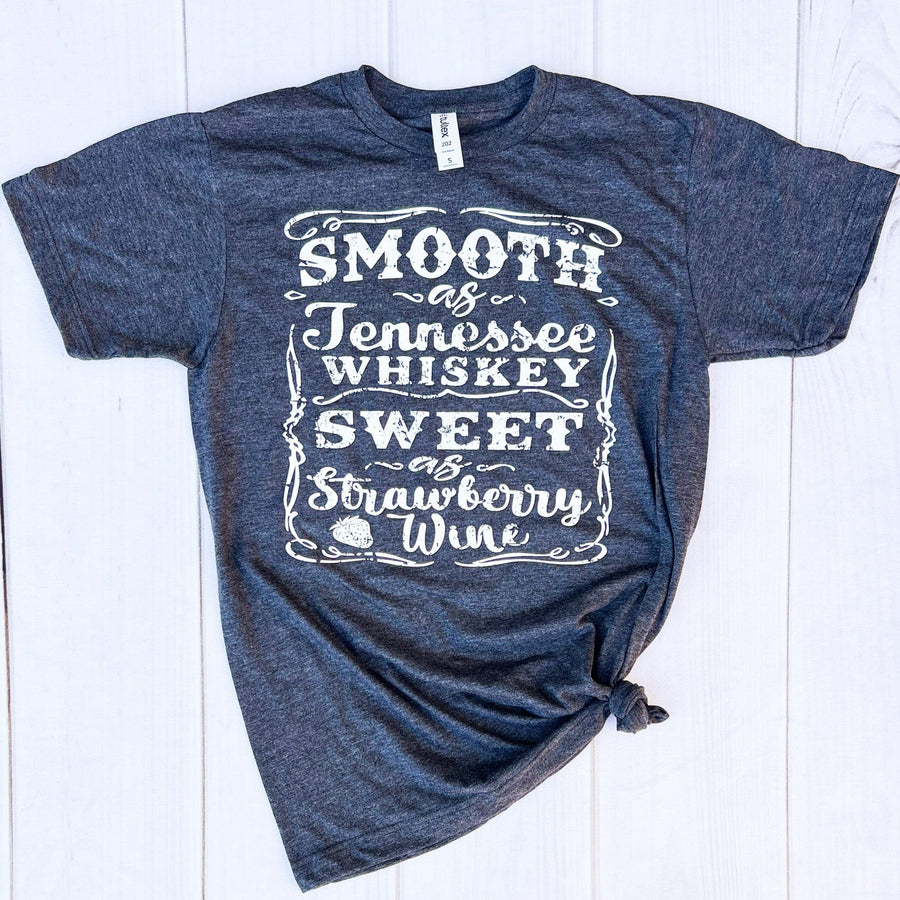 Envy Stylz Boutique Women - Apparel - Shirts - T-Shirts Smooth As Tennessee Whiskey Soft Graphic Tee
