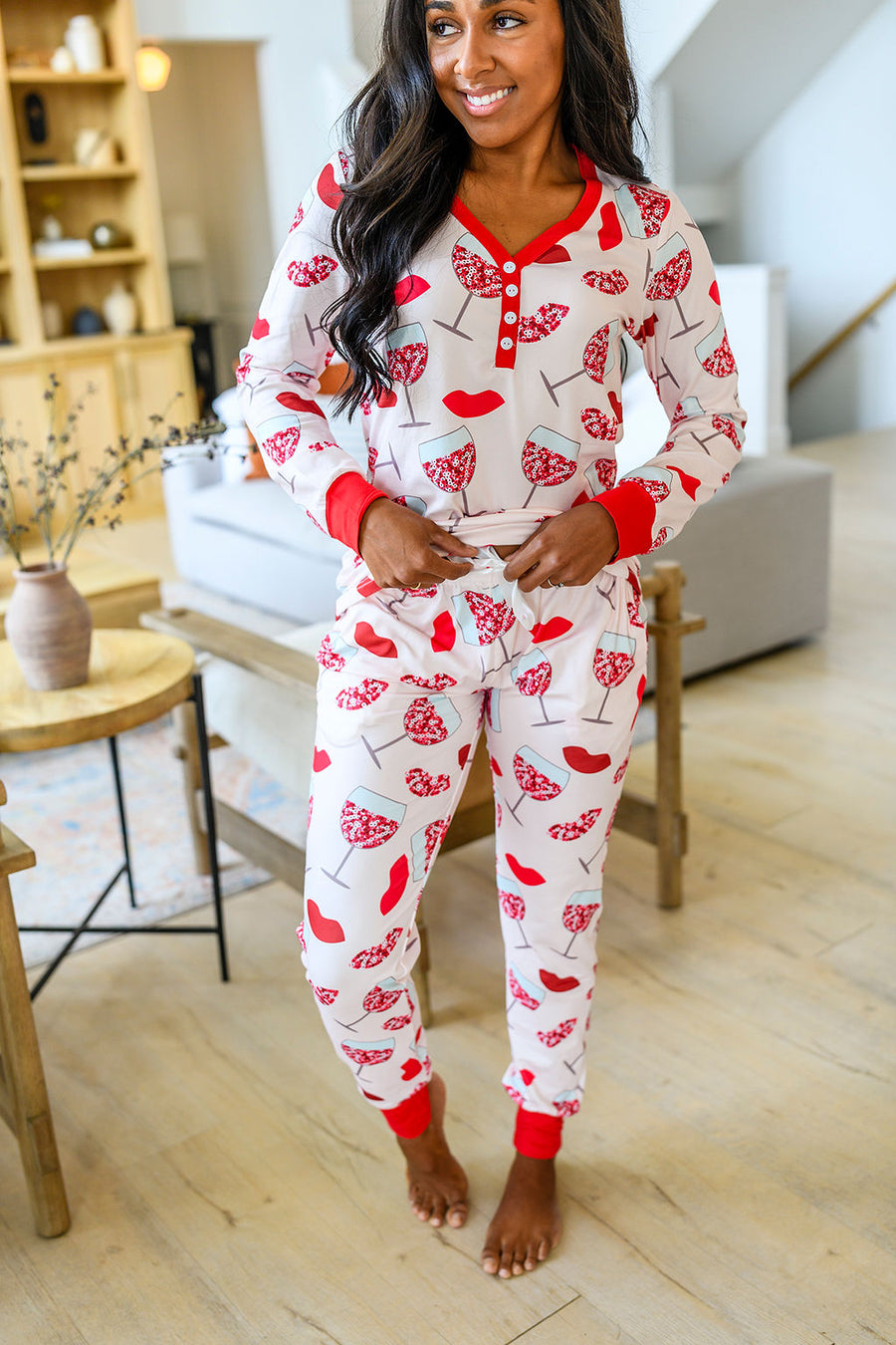 PREORDER: Winter Jogger Pajama Set In Assorted Prints