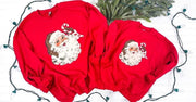 PREORDER: Matching Cheetah Santa Sweatshirt in Adult Sizes