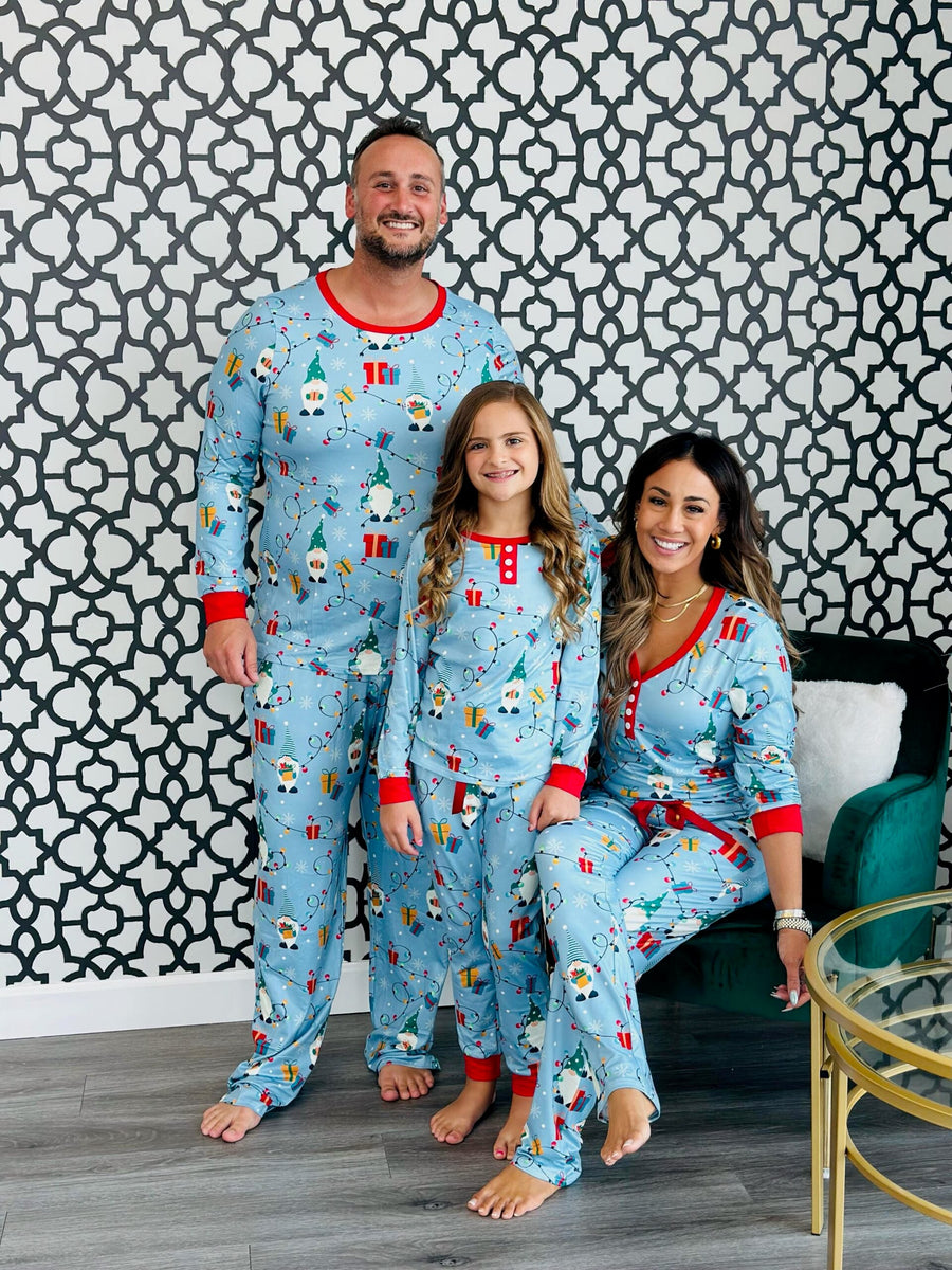 PREORDER: Matching Family Christmas Pajamas In Gnome