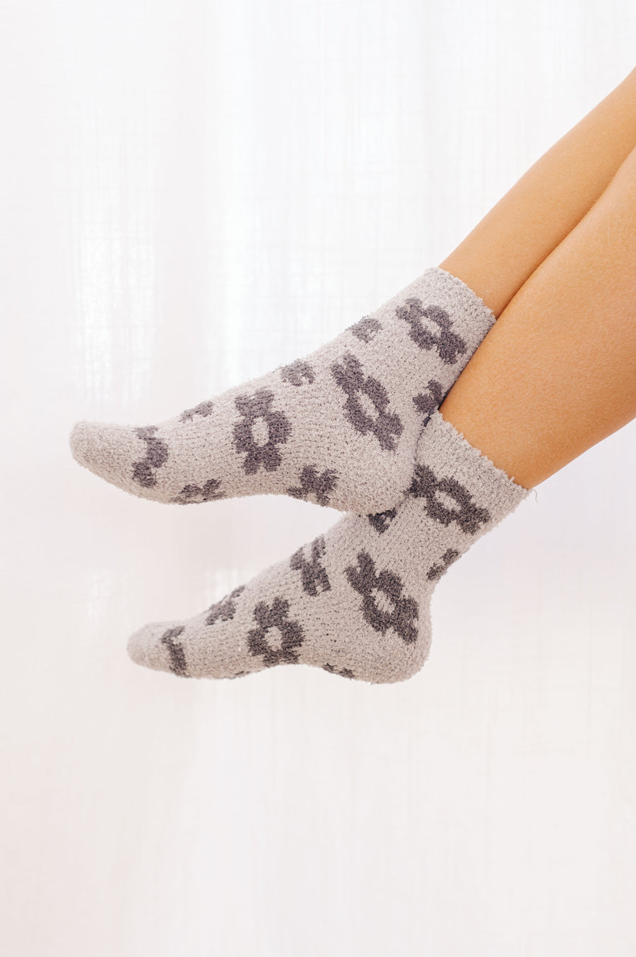 Floral Plush Socks