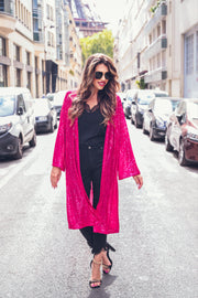 PREORDER: Give Me Sparkle Sequin Kimono In Assorted Colors