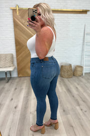 Judy Blue Pull On Release Hem Skinny Jeans
