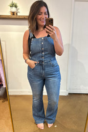 Judy Blue Control Top Flare Overalls
