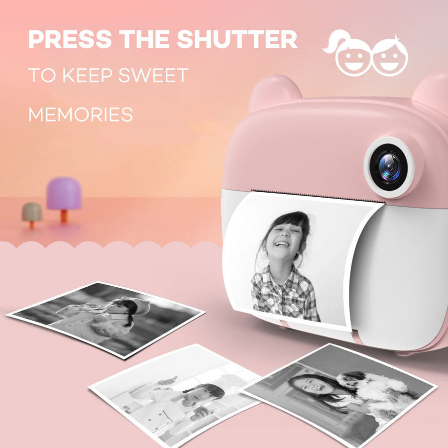 PREORDER: Instant Print Camera in Pink or Blue