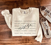PREORDER: Nurse Words Sweatshirt in Two Colors