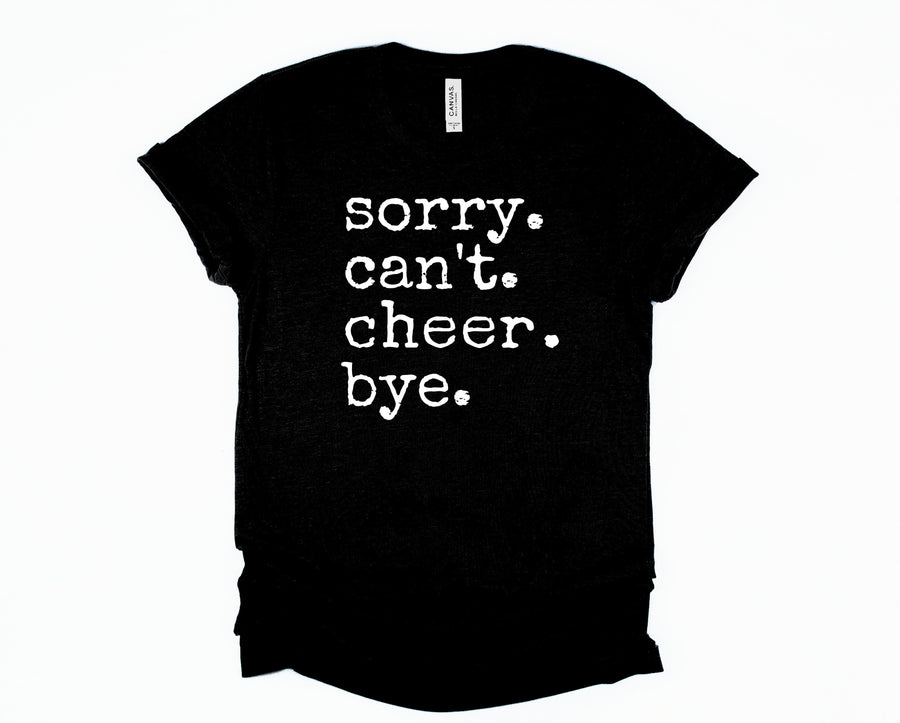 Sorry.  Can't. Cheer. Bye.